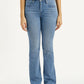 Women's 725 Med Indigo Flared Fit High Rise Jeans - Front View