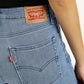 Women's 725 Med Indigo Flared Fit High Rise Jeans - Detail View