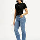 Women's 725 Med Indigo Flared Fit High Rise Jeans - Side View