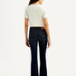 Women's 725 Navy Flared Fit High Rise Jeans - Back View