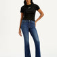 Women's 725 Dark Indigo Flared Fit High Rise Jeans - Front View