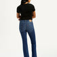 Women's 725 Dark Indigo Flared Fit High Rise Jeans - Back View