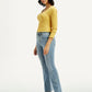 Women's 725 Light Indigo Flared Fit High Rise Jeans - Side View