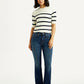 Women's 725 Dark Indigo Bootcut Fit High Rise Jeans - Front View