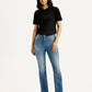 Women's 725 Med Indigo Flared Fit High Rise Jeans - Front View