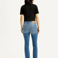 Women's 725 Med Indigo Flared Fit High Rise Jeans - Back View