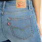 Women's 725 Med Indigo Flared Fit High Rise Jeans - Detail View