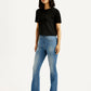 Women's 725 Med Indigo Flared Fit High Rise Jeans - Side View