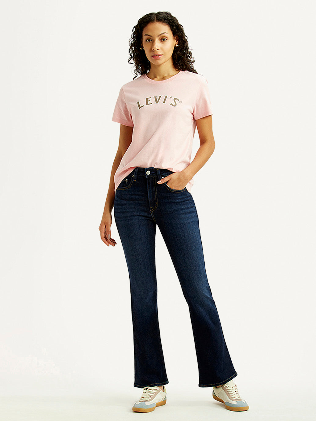 Women's 725 Dark Indigo Bootcut Fit High Rise Jeans