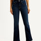 Women's 725 Dark Indigo Bootcut Fit High Rise Jeans - Front View