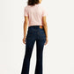 Women's 725 Dark Indigo Bootcut Fit High Rise Jeans - Back View