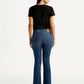 Women's 725 Dark Indigo Bootcut Fit High Rise Jeans - Back View