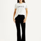 Women's 725 Black Slim Bootcut Fit High Rise Jeans - Styleshot View