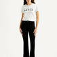 Women's 725 Black Slim Bootcut Fit High Rise Jeans - Front View