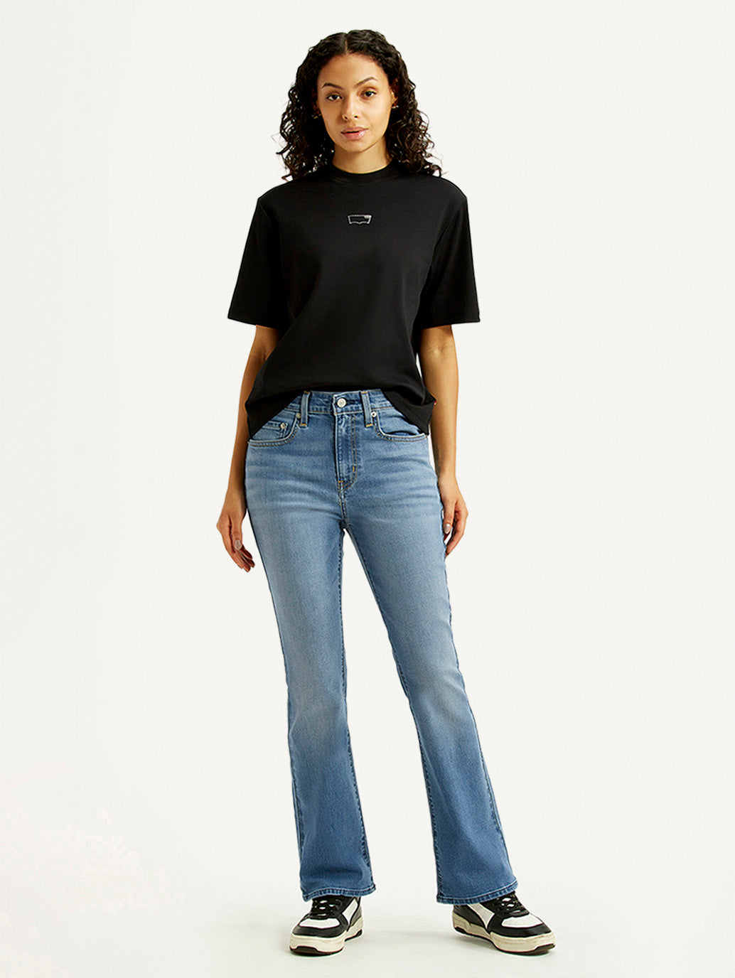 Women's 725 Med Indigo Bootcut Fit High Rise Jeans