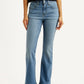 Women's 725 Med Indigo Bootcut Fit High Rise Jeans - Front View