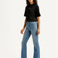 Women's 725 Med Indigo Bootcut Fit High Rise Jeans - Side View