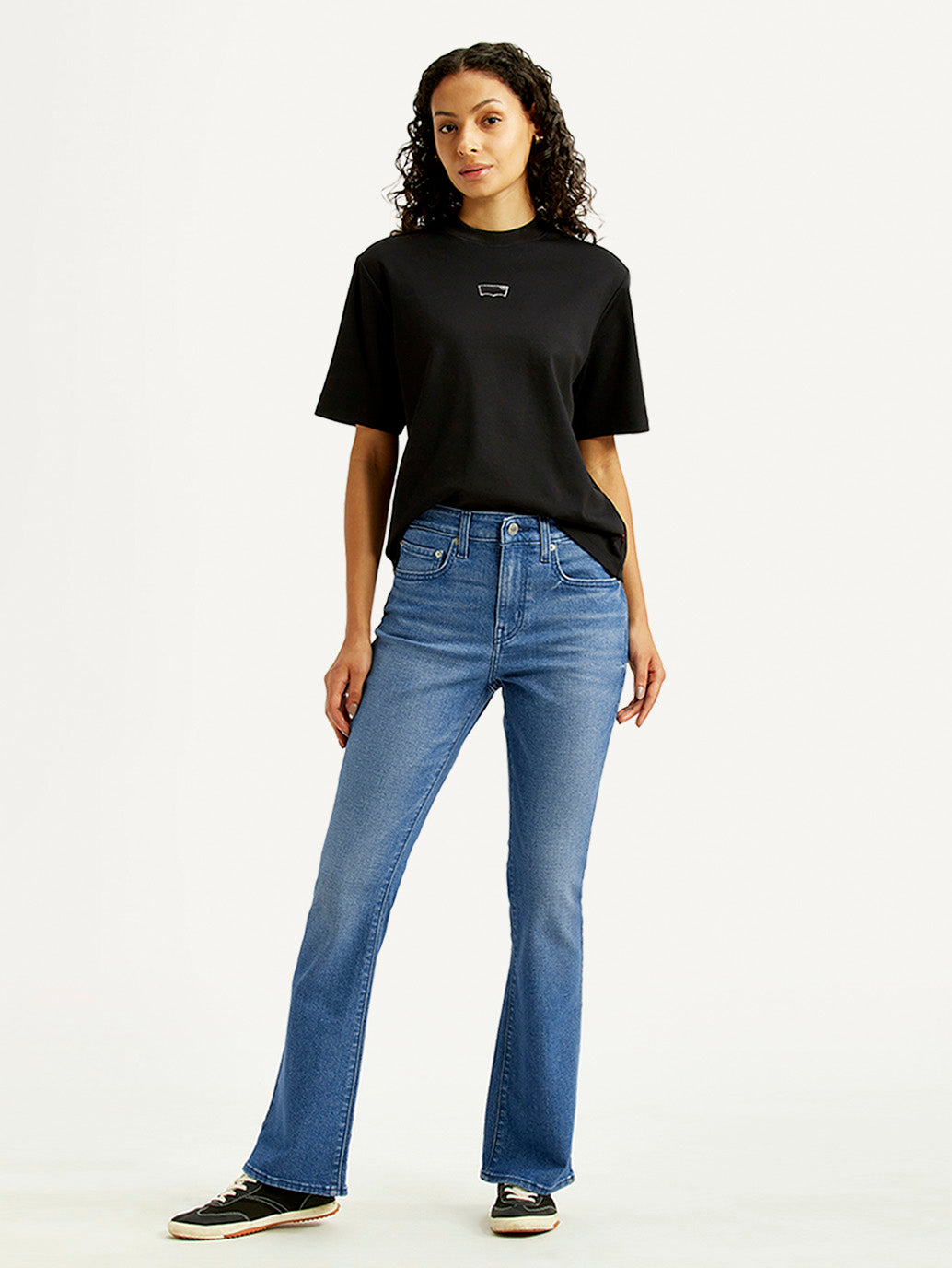 Women's 725 Med Indigo Bootcut Fit High Rise Jeans