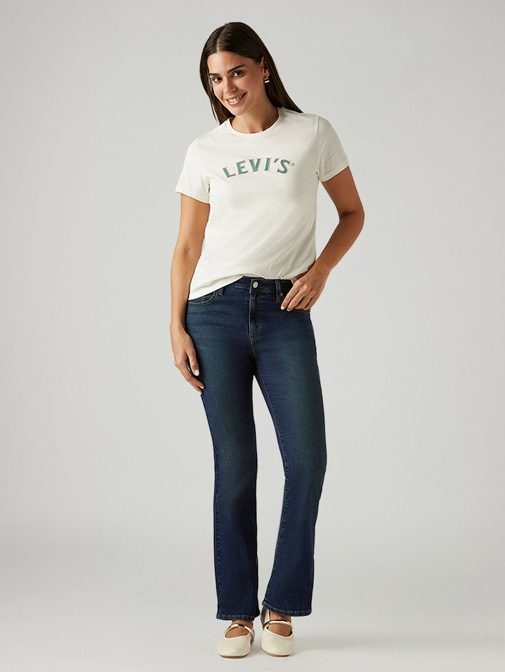 Women's 725 Dark Indigo Bootcut Fit High Rise Jeans