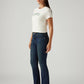 Women's 725 Dark Indigo Bootcut Fit High Rise Jeans - Side View
