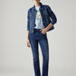 Women's 725 Blue Bootcut Fit High Rise Jeans - Styleshot View