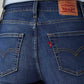 Women's 725 Blue Bootcut Fit High Rise Jeans - Detail View