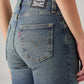 Women's 725 Med Indigo Bootcut Fit High Rise Jeans - Detail View