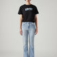 Women's 725 Light Blue Bootcut Fit High Rise Jeans - Front View