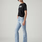 Women's 725 Light Blue Bootcut Fit High Rise Jeans - Side View