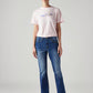Women's 725 Blue Bootcut Fit High Rise Jeans - Front View