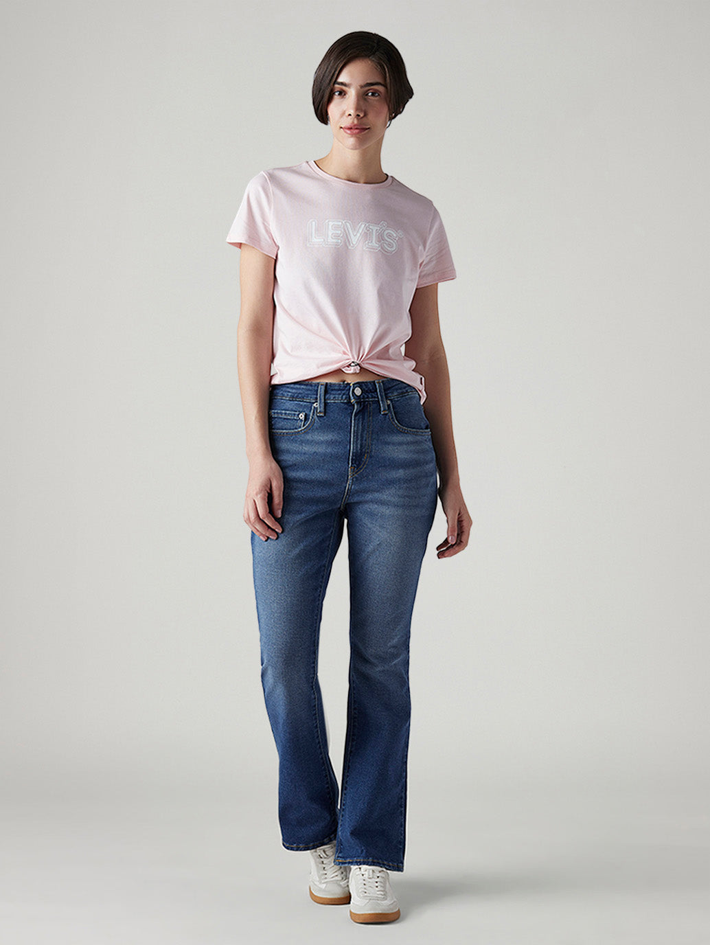 Women's 725 Med Indigo Bootcut Fit High Rise Jeans