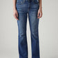 Women's 725 Blue Bootcut Fit High Rise Jeans - Front View