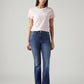 Women's 725 Blue Bootcut Fit High Rise Jeans - Front View