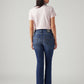 Women's 725 Blue Bootcut Fit High Rise Jeans - Back View