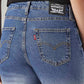 Women's 725 Light Blue Bootcut Fit High Rise Jeans - Detail View