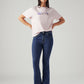 Women's 725 Med Indigo Bootcut Fit High Rise Jeans - Styleshot View