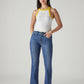 Women's 725 Blue Bootcut Fit High Rise Jeans - Styleshot View