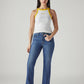 Women's 725 Blue Bootcut Fit High Rise Jeans - Front View