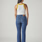 Women's 725 Blue Bootcut Fit High Rise Jeans - Back View