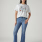 Women's 725 Blue Bootcut Fit High Rise Jeans - Styleshot View