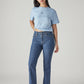 Women's 725 Blue Bootcut Fit High Rise Jeans - Styleshot View
