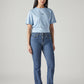 Women's 725 Blue Bootcut Fit High Rise Jeans - Front View