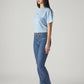 Women's 725 Blue Bootcut Fit High Rise Jeans - Side View