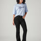 Womens 725 High Rise Flared Fit Cotton Stretch blend Jeans - Styleshot View