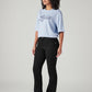 Womens 725 High Rise Flared Fit Cotton Stretch blend Jeans - Side View