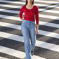 Womens 725 High Rise Flared Fit Cotton Stretch blend Jeans - 225950179 View
