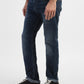 Men's 513 Blue Slim Straight Fit Mid Rise Jeans - d74a3572-3ff0-412e-a7b5-ca76eae9730f View