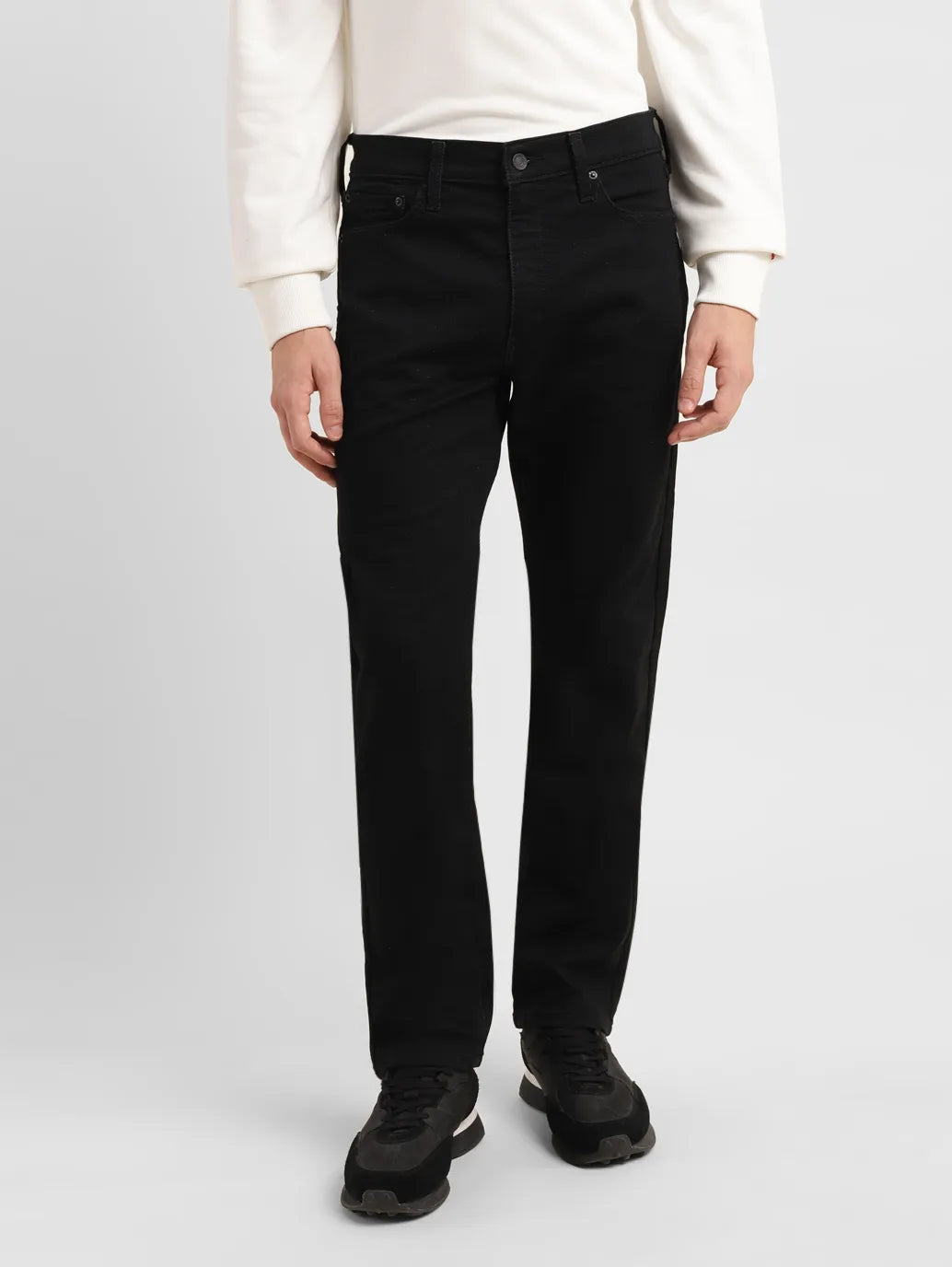 Men's 513 Black Slim Straight Fit Mid Rise Jeans - cde270e3-4402-4859-b75a-2c2bc4ccb466 View