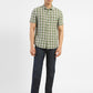 Men's 513 Blue Slim Straight Fit Mid Rise Jeans - ModelFront View