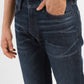 Men's 513 Indigo Slim Straight Fit Mid Rise Jeans - FrontDetails View